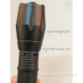 Range Zoom Rechargeable USB Tactical Flashlight for Outdoor